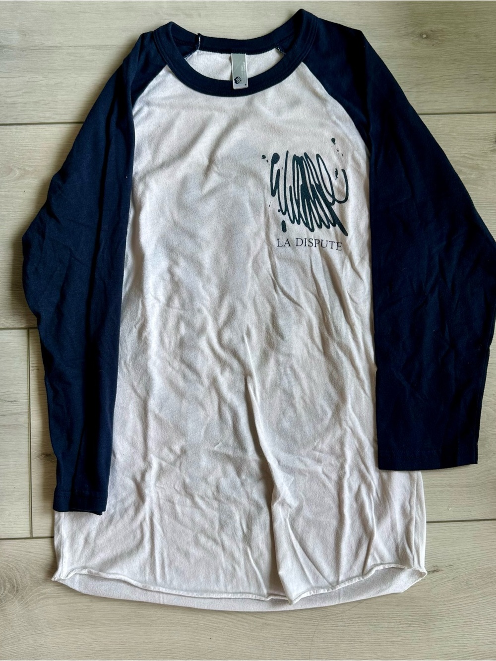 La Dispute Long Sleeve Band Raglan Tee - Size Small